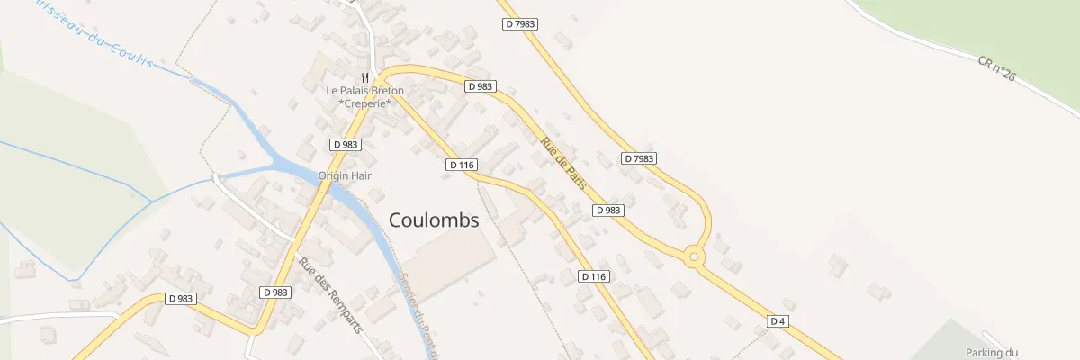 Plan du 17 Rue de Chandelles à Coulombs