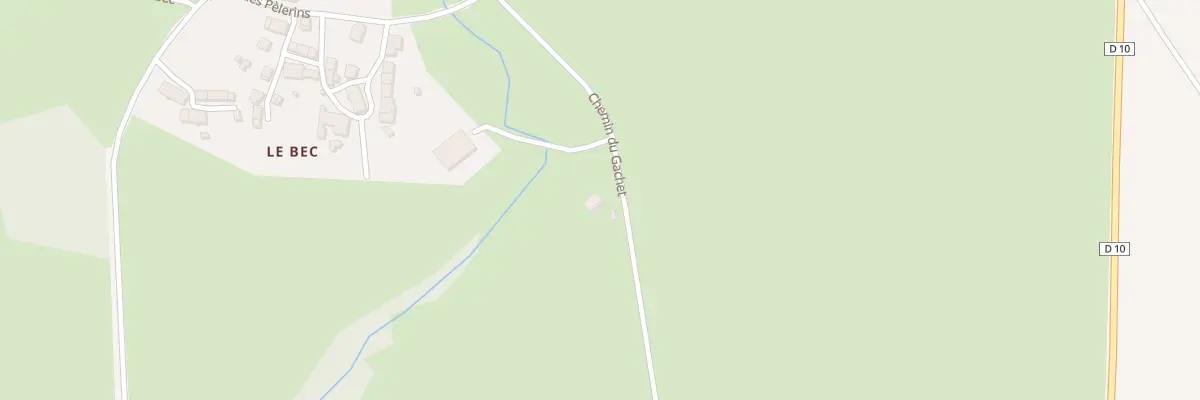 Plan du 2 Che du Gachet - Le Bec à Saint-Priest-la-Feuille