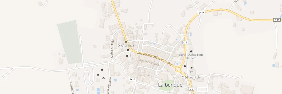 Plan du 13B Rue du Pech Garlet à Lalbenque