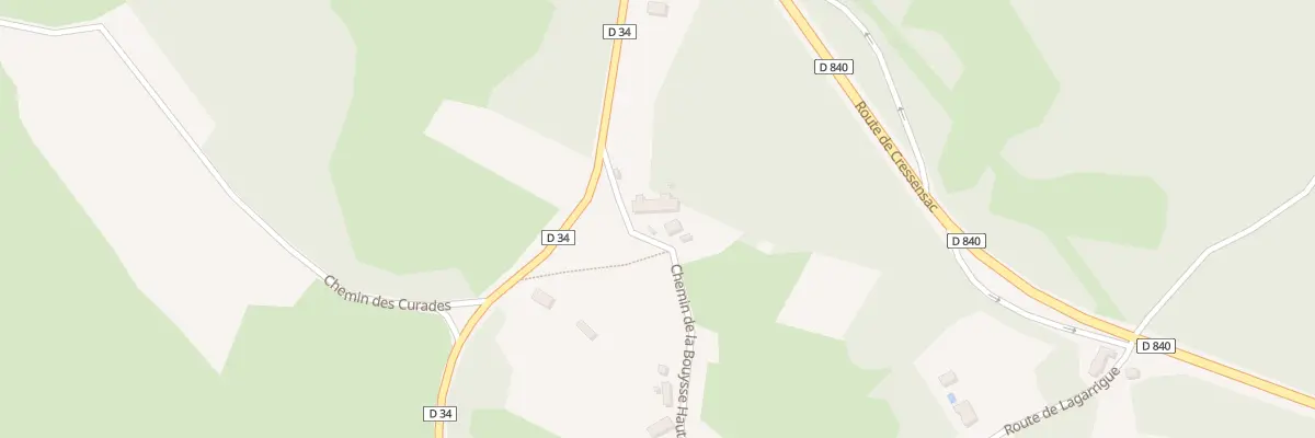 Plan du 5013 La Bouysse Haute à Cuzance