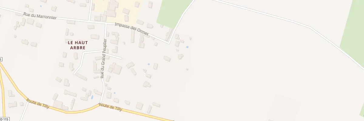 Plan du 20 Imp des Ormes au Mesnil-Simon