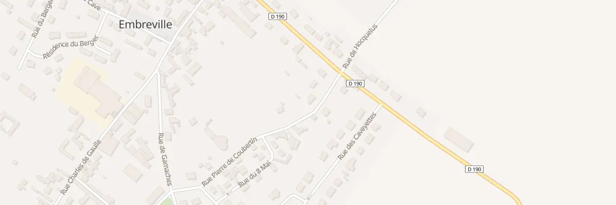Plan du 11 Rue Pierre de Coubertin à Embreville