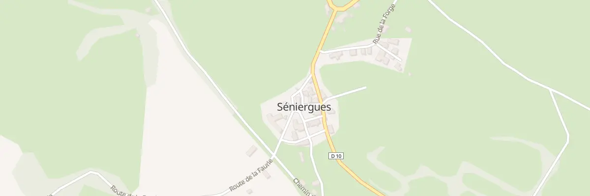 Plan du 55 Rue du Batut à Séniergues