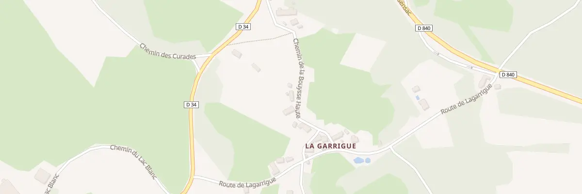 Plan du 5012 Lagarrigue à Cuzance