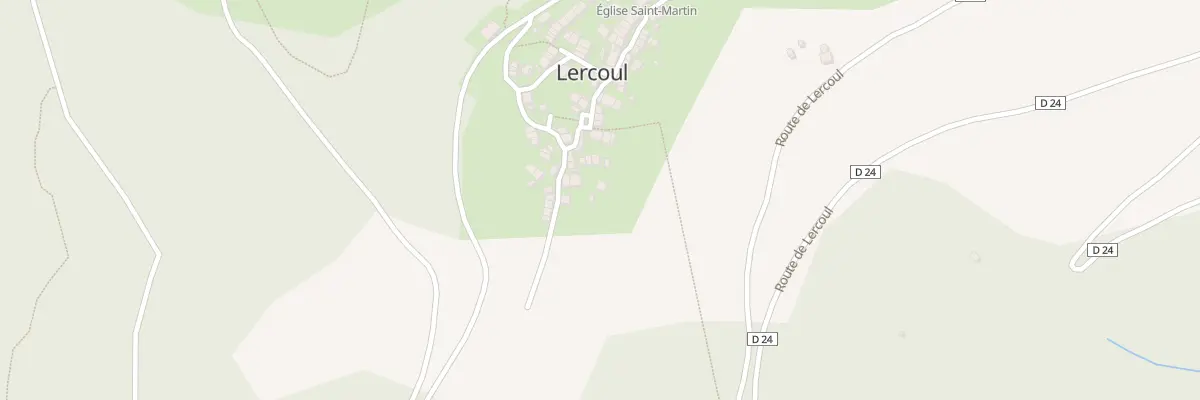 Plan du 10 Le Village à Lercoul
