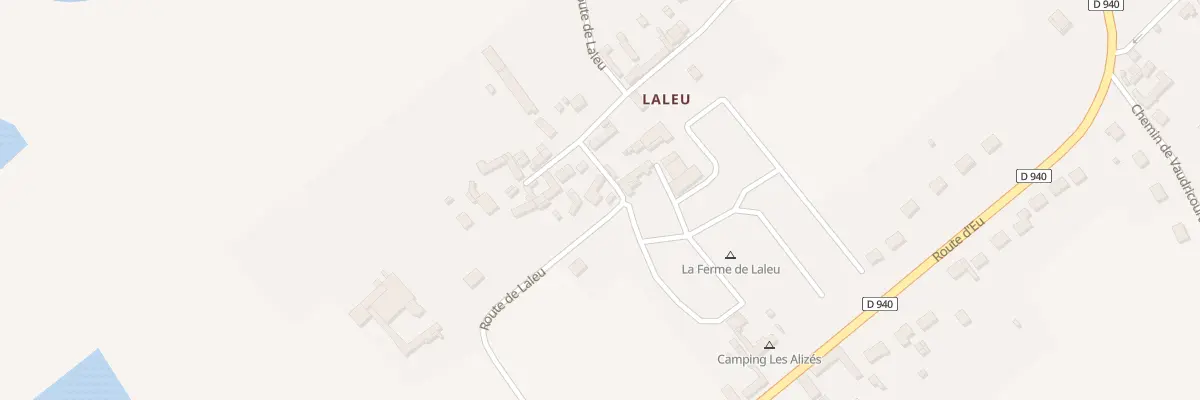Plan du 339 Rte de Laleu à Lanchères