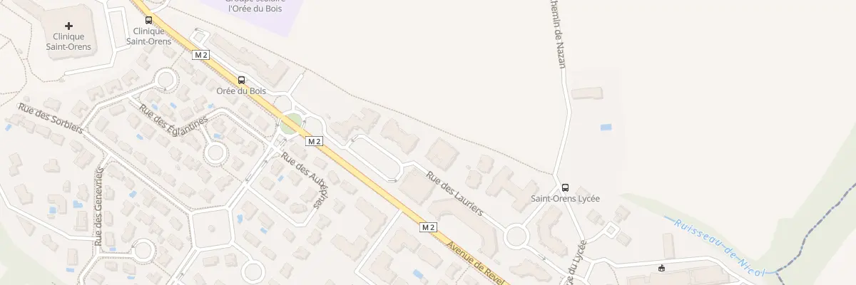 Plan du 19 Rue des Lauriers à Saint-Orens-de-Gameville