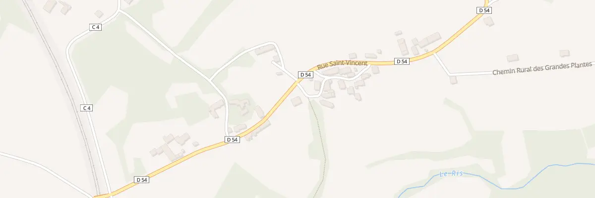 Plan du 7 Rue de Saint-Vincent à Ceaulmont