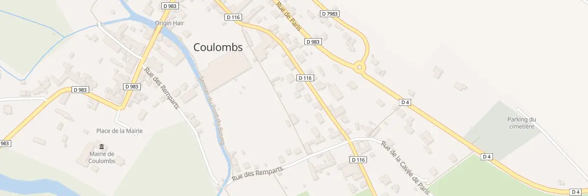 Plan du 28 Rue de Chandelles à Coulombs