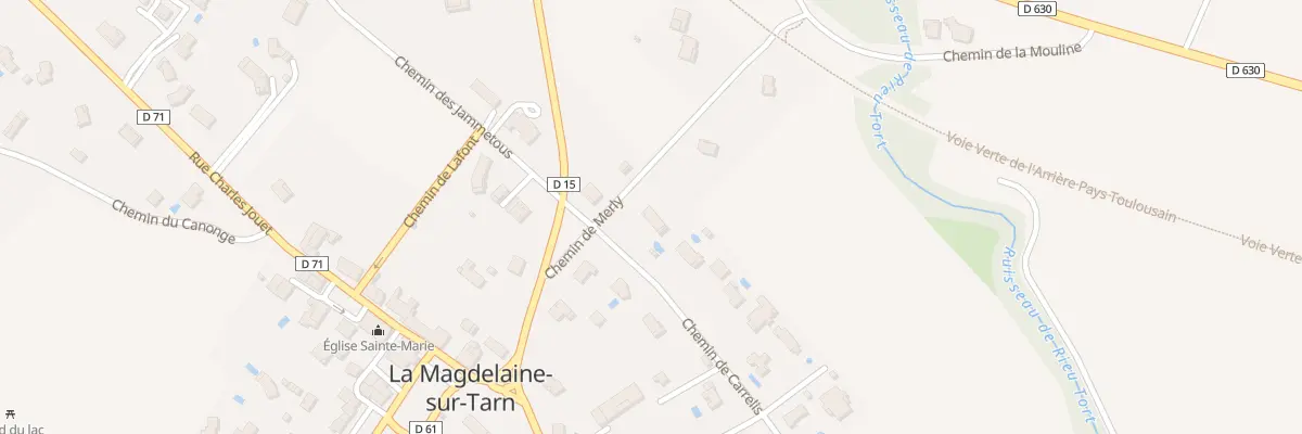 Plan du 120 Che de Merly à La Magdelaine-sur-Tarn