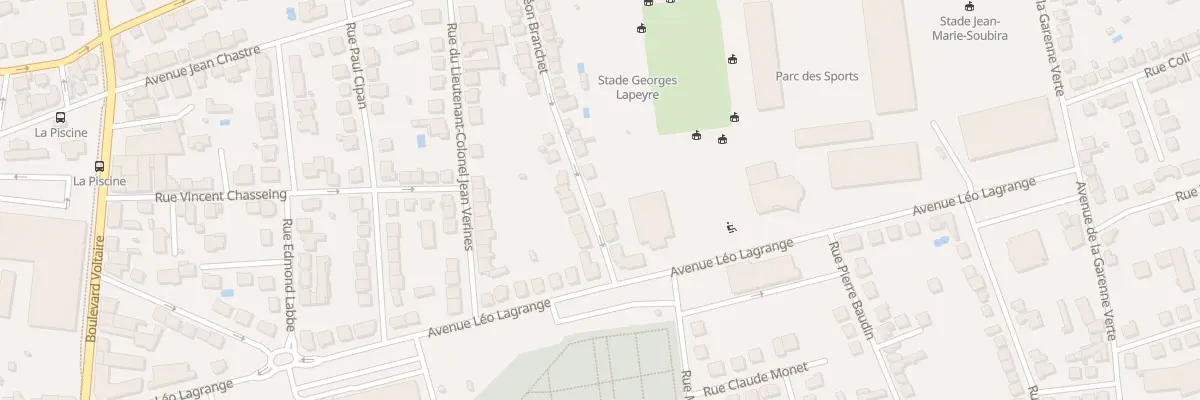 Plan du 33 Rue Leon Branchet à Brive-la-Gaillarde