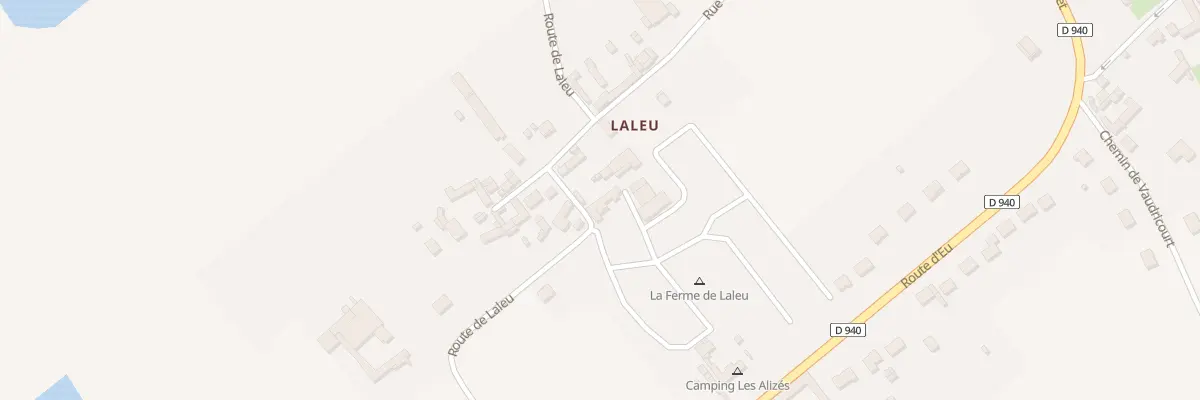 Plan du 330 Rte de Laleu à Lanchères