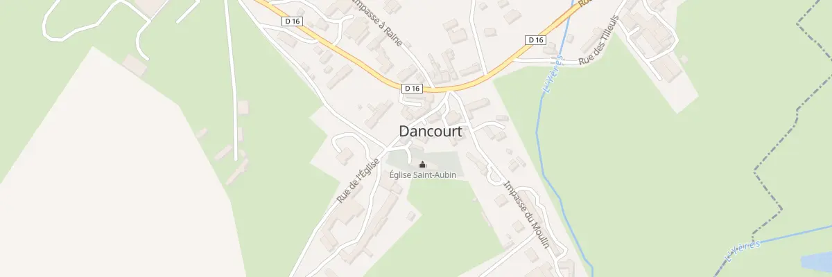 Plan du 3 Rue de l’Eglise à Dancourt
