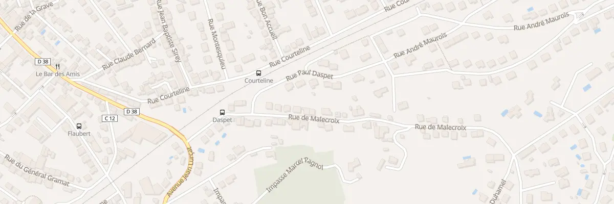 Plan du 23 Rue De Malecroix à Brive-la-Gaillarde