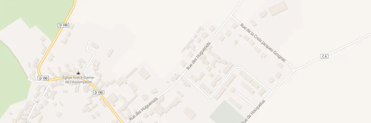 Plan du 3 Rue des Huguenots à Embreville
