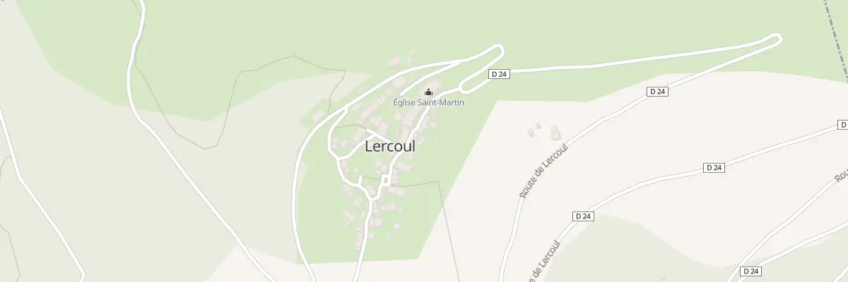 Plan du 63 Le Village à Lercoul
