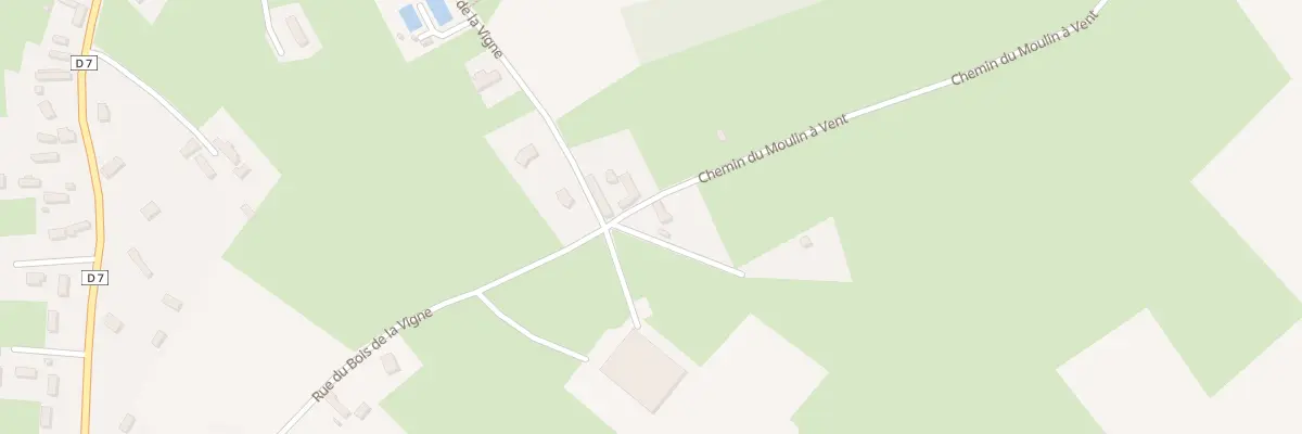 Plan du 1 Che du Bois Humechon à Graval