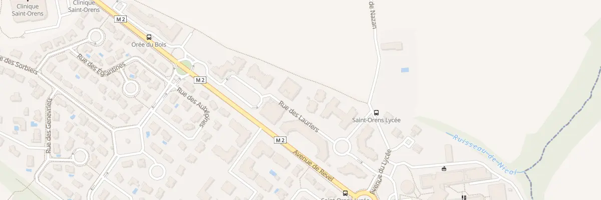 Plan du 21 Rue des Lauriers à Saint-Orens-de-Gameville