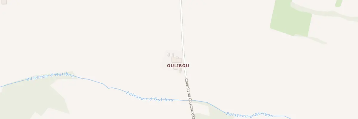 Plan du 141 Oulibou à Paulhac