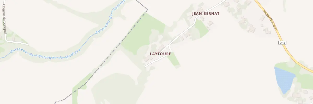 Plan du 65 Laytoure à Saint-Victor-Rouzaud