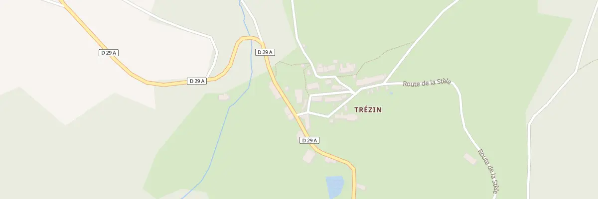 Plan du 5131 Trezin aux Billanges