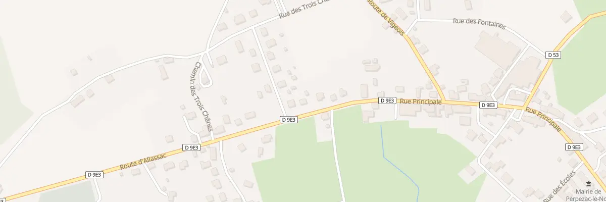 Plan du 118 Rue Principale à Perpezac-le-Noir