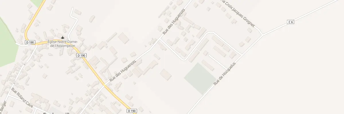 Plan du 10B Rue des Huguenots à Embreville