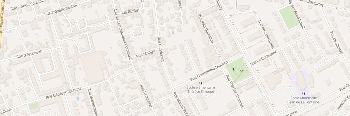 Plan du 47 Rue Condorcet à Brive-la-Gaillarde