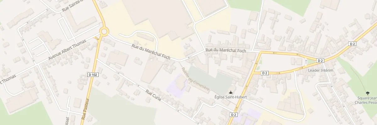 Plan du 25 Rue du Maréchal Foch à Friville-Escarbotin