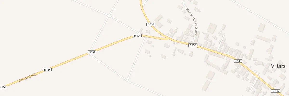 Plan du 2 Rue de la Croix de Bois à Villars