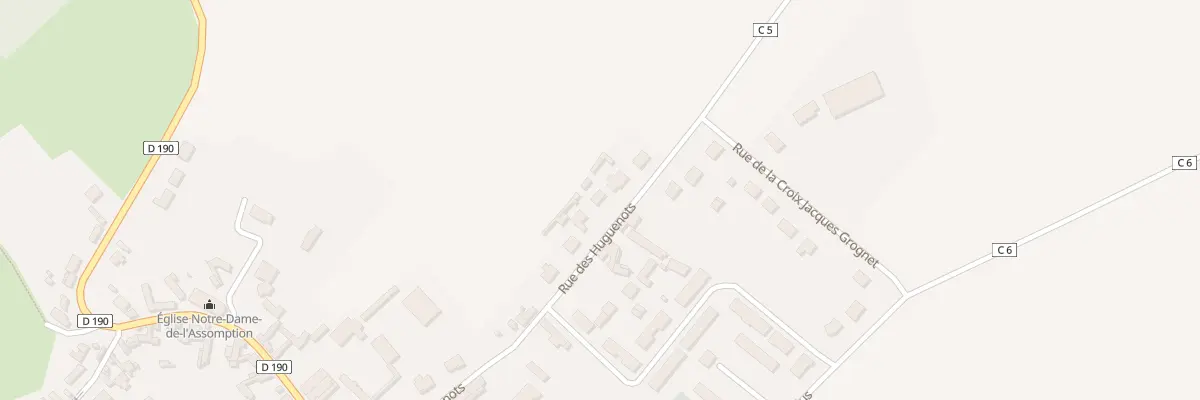 Plan du 9 Rue des Huguenots à Embreville