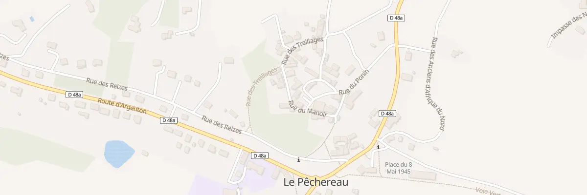 Plan du 6B Rue du Manoir au Pêchereau