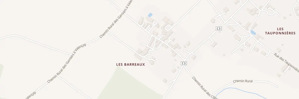 Plan du 11C Rue des Barreaux à Valençay