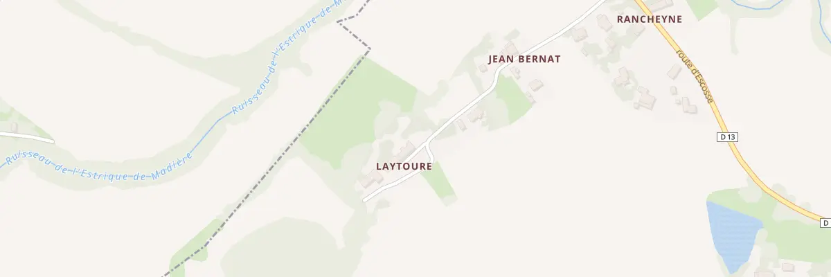 Plan du 11 Laytoure à Saint-Victor-Rouzaud