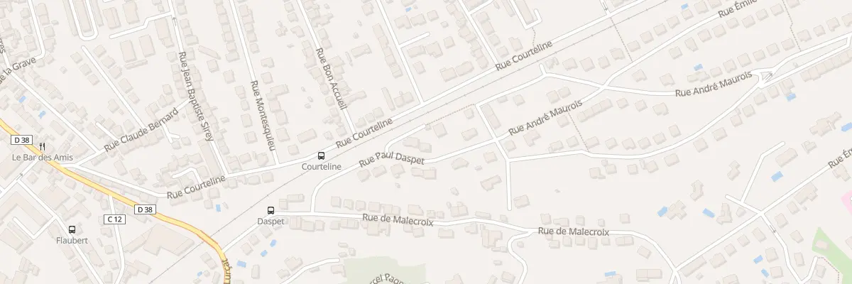 Plan du 7 Rue Paul Daspet à Brive-la-Gaillarde
