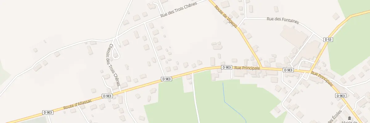 Plan du 116 Rue Principale à Perpezac-le-Noir