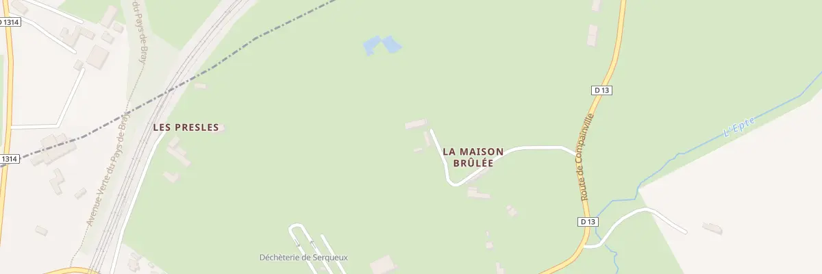 Plan du 1412 Rte de Compainville à Serqueux