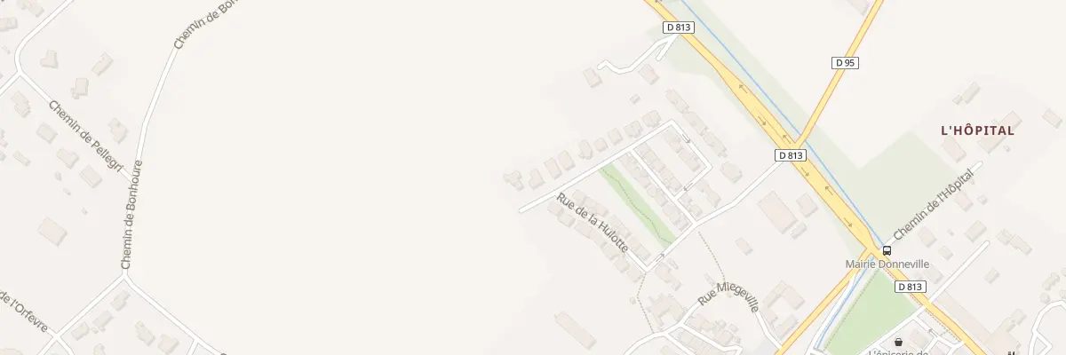 Plan du 28 Voie Romaine à Donneville