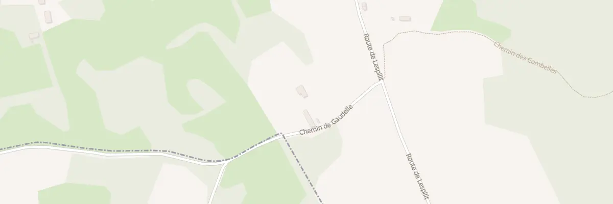 Plan du 134 Che de Gaudelle à Saint-Sozy