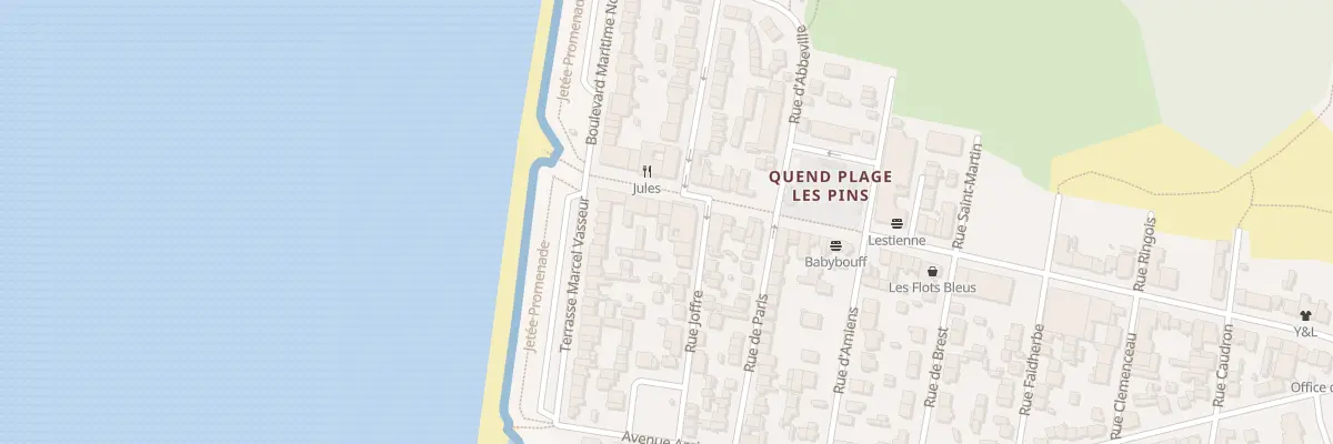 Plan du 2 Rue Joffre à Quend