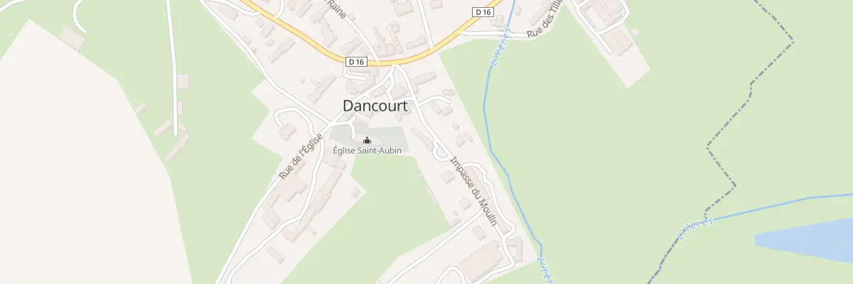Plan du 34A Le Bourg à Dancourt