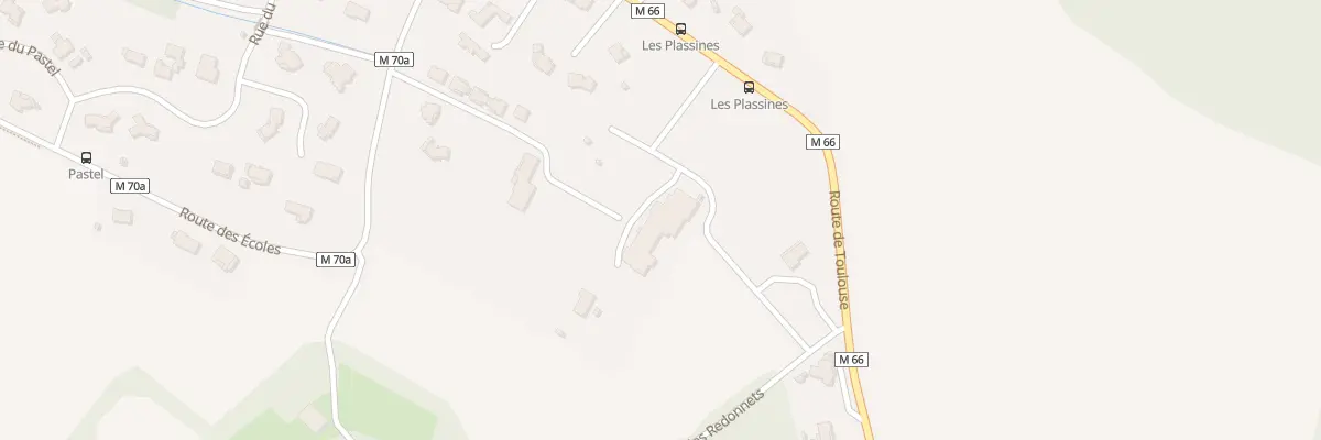 Plan du 260 Rte de Toulouse à Pin-Balma