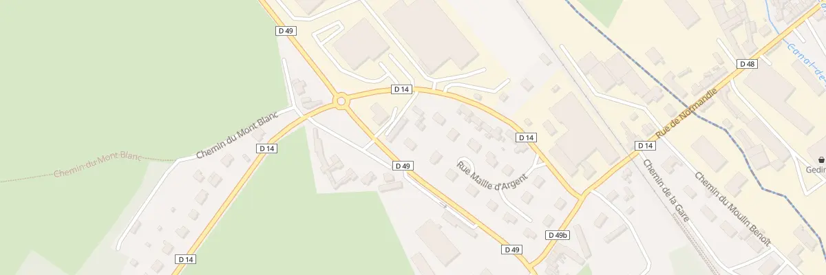 Plan du 3 Rte de Blangy à Longroy