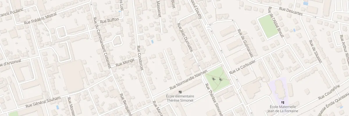 Plan du 10 Rue Cesar Franck à Brive-la-Gaillarde