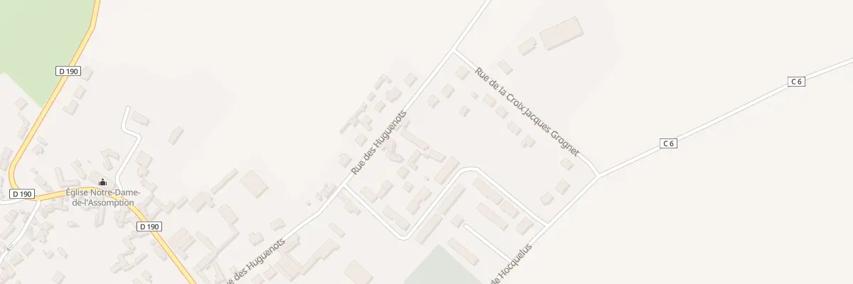 Plan du 18 Rue des Huguenots à Embreville
