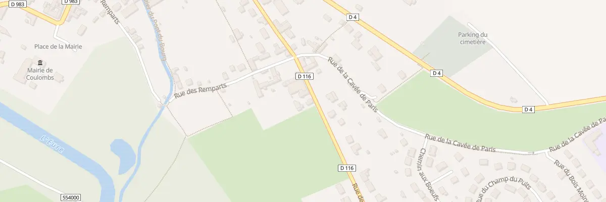 Plan du 42 Rue de Chandelles à Coulombs