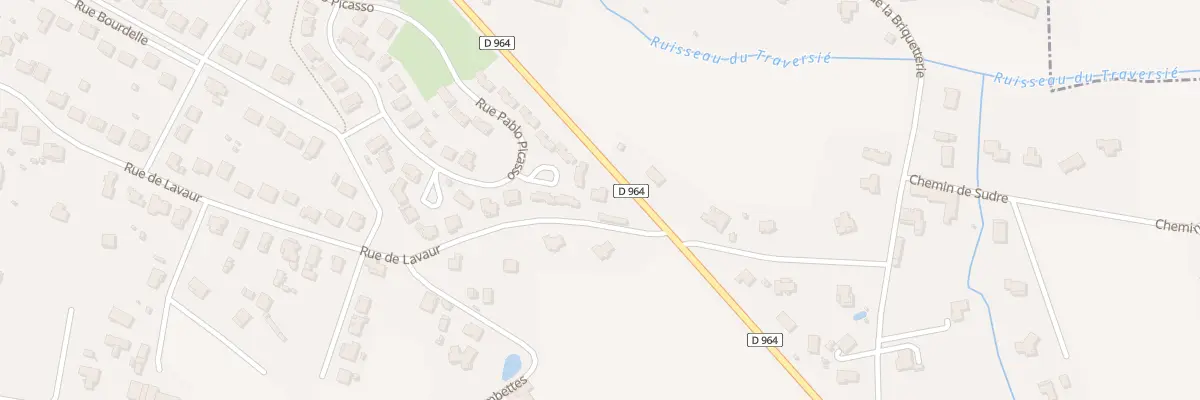 Plan du 51 Rue de Lavaur à Caussade