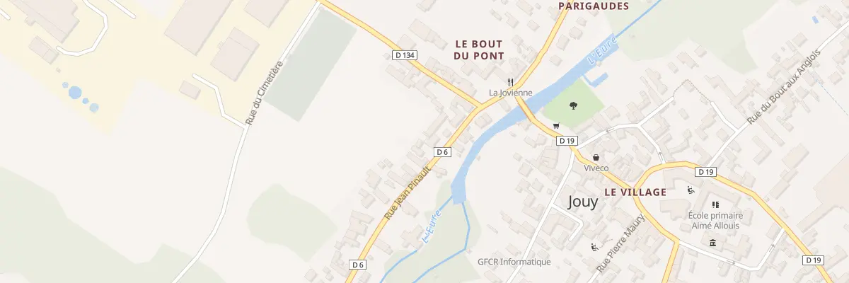 Plan du 12 Rue Jean Pinault à Jouy