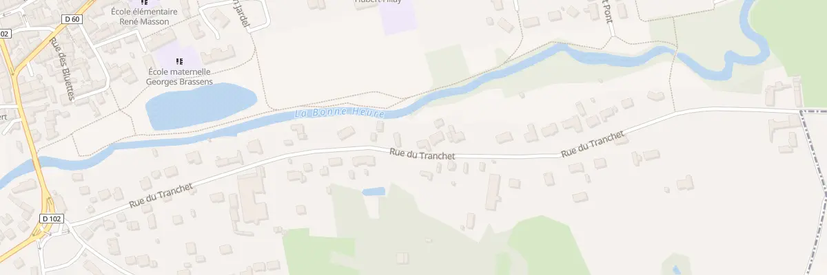 Plan du 425 Rue du Tranchet à Bracieux