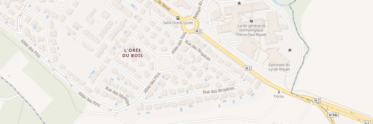 Plan du 6 Rue des Bruyères à Saint-Orens-de-Gameville